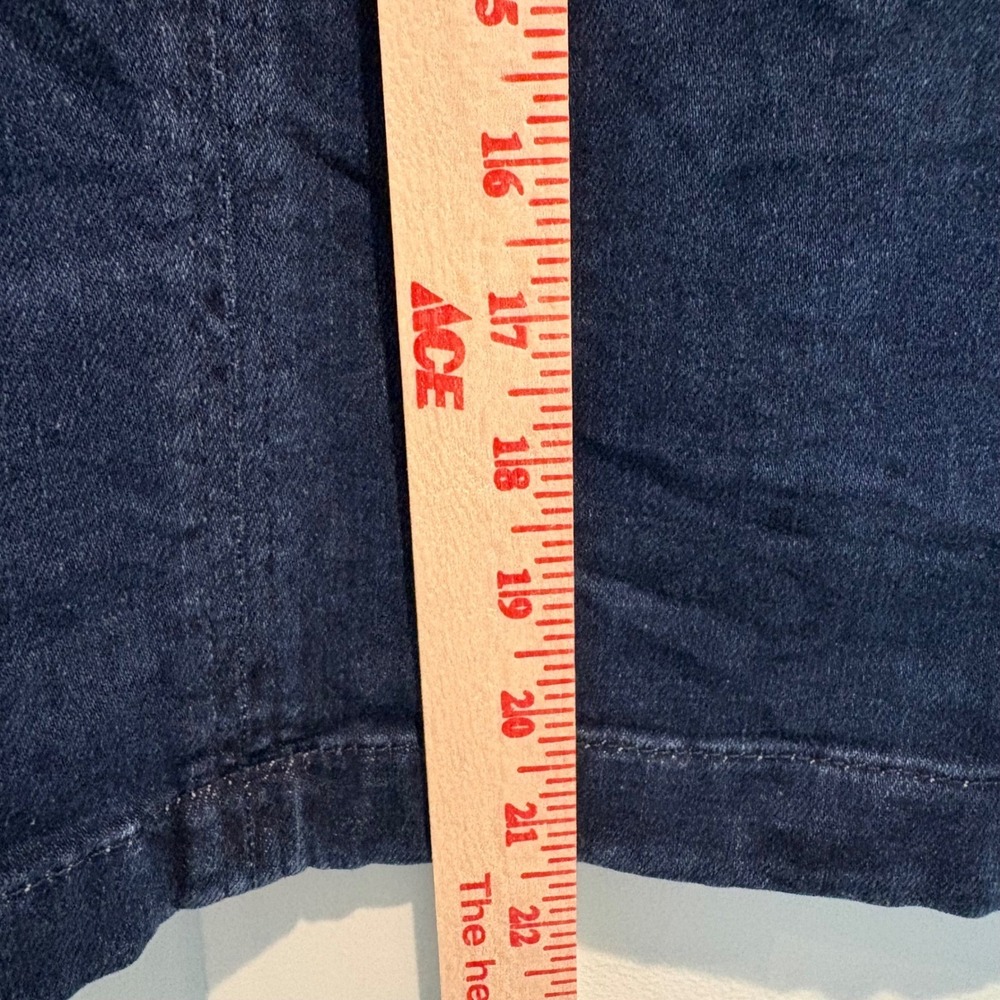Boden Denim Skirt Womens 20 22L Dark Wash A-Line Above Knee Stretch Pockets - Picture 7 of 11
